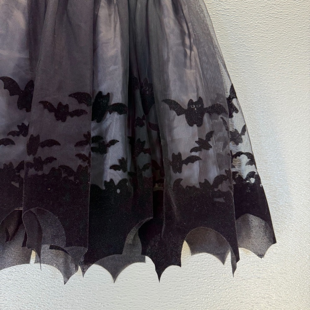 H&M Girls Black Bat Tulle Skirt‎ Halloween US 6X/7 - Picture 10 of 17